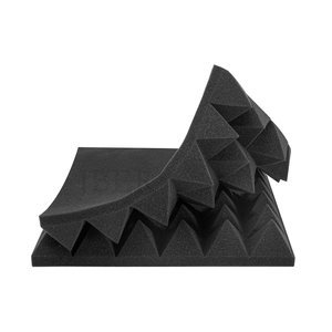 <span class=keywords><strong>Espuma</strong></span> Acústica Decorativa para Estudio, Paquete de 12, Material PU, 12x12x2 Pulgadas, Color Negro, Forma de Pirámide, Insonorizante - Product Image 3