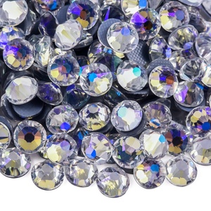 OLeeya Promotion Strass thermocollants en verre cristal SS6 SS10 de qualité supérieure, 16 facettes, pour vêtements, sweats à capuche et DIY - Product Image 3