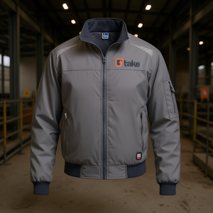 Blouson Bomber Gris Coupe Classique Vêtements de Travail et de Sécurité - Product Image 3