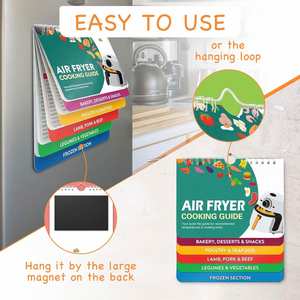 Imanes con Guía de Cocción para Freidora de Aire, Folleto de Instrucciones - Product Image 2