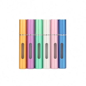 2026 8Ml Mixed Colors Mini Travel Aluminum Shell <b>Perfume</b> Spray Bottles Refillable <b>Atomizer</b> for Personal Care - Product Image 1