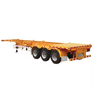 Chasis de Contenedor de 20 Pies y 40 Pies, Remolque Esquelético para Transporte, Remolques de Camión Fabricados en China - Product Image 4