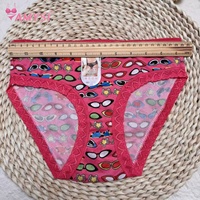 Amysi 074 #   Sous-vêtements en soie de lait à motifs de dessins animés mignons pour enfants de 10 à 15 ans, jeunes filles, adolescentes, étudiantes