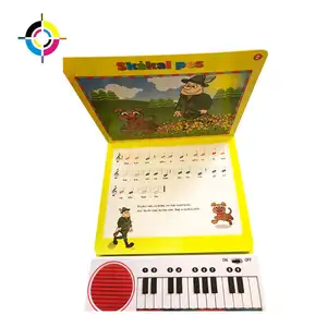 사운드 모듈 피아노로 책을 배우는 교육 어린이