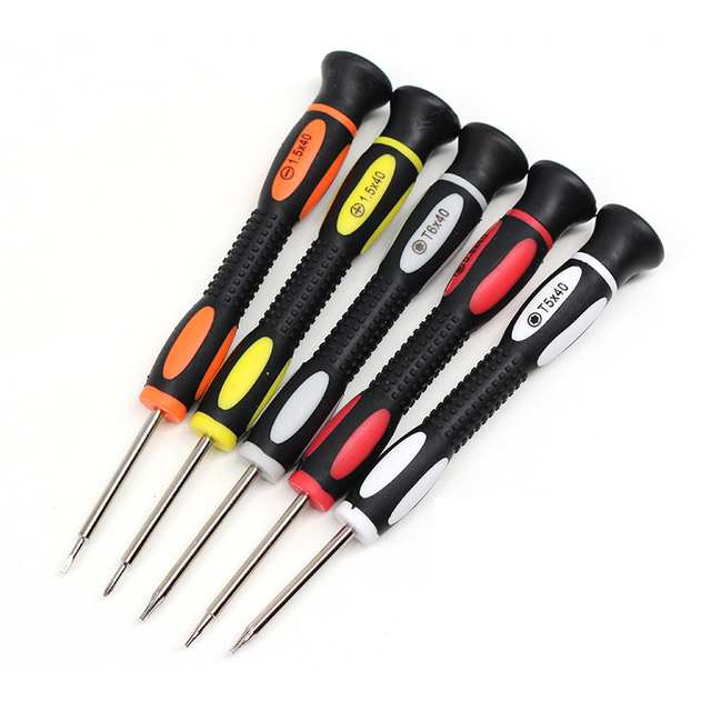 Torx Screwdriver Bit Set T3 T4 T5 T6 T7 T8 T10 Mini Hexagon Screwdriver Game Console Handle Disassembly Repair Tools