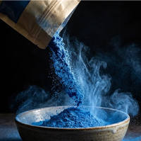 Pigment bleu d'oxyde de fer de qualité industrielle, pigment de revêtement, poudre à mailles fines, excellente dispersion pour l'industrie chimique quotidienne et la teinture