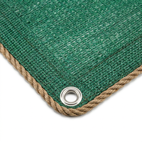 Voile d'ombrage personnalisée en HDPE respirant de qualité commerciale pour terrasse, jardin, cour, piscine – Protection solaire et rafraîchissement extérieur