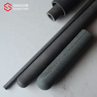 Tuyaux en carbure de silicium céramique résistants à l'usure, excellents pour l'industrie minière, produits réfractaires, découpe et moulage sur mesure disponibles
