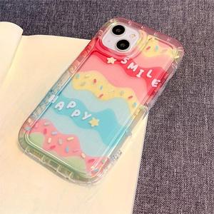 เคสโทรศัพท์กันกระแทกแบบโปร่งแสงสีรุ้งไล่เฉด รุ่น iPhone 17 Pro Max  แบบมีช่องใหญ่ ภาษาอังกฤษ - Product Image 6