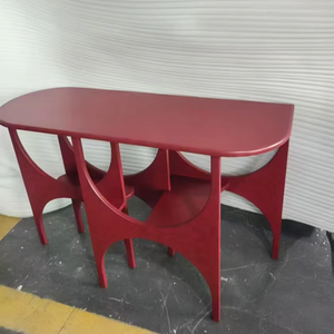 Table <span class=keywords><strong>console</strong></span> géométrique moderne de luxe léger italien en bois pour <span class=keywords><strong>entrée</strong></span> de maison et zone de porte <span class=keywords><strong>d</strong></span>'<span class=keywords><strong>entrée</strong></span> - Product Image 6