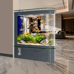 Acuario Vertical Moderno, Totalmente Automático, sin Agua, con Pantalla Grande Integrada, Función de Calefacción, Luz LED <span class=keywords><strong>para</strong></span> Sala de Estar 2026 - Product Image 2