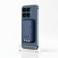 Banque d'Énergie Mini 2-en-1 Multifonctionnelle pour la Vente en Gros, 10000 mAh, Recharge Magnétique Sans Fil, Avec Affichage Numérique