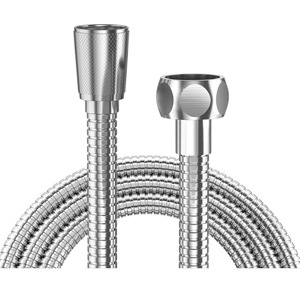 Conector de manguera de ducha de acero inoxidable, 1/2 pulgada de diámetro interior, accesorio de plomería de diseño moderno y duradero - Product Image 2