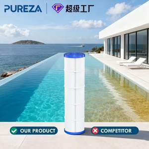 Cartouche de filtre pour piscine PUREZA BC-7459, en matériau PP lavable, pour la purification de l'eau des spas et des piscines - Product Image 4