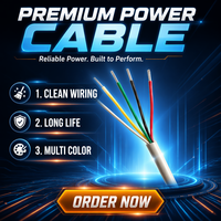 Kabel Kontrol Sinyal Kawat Tembaga Grosir Berisolasi PE, Konduktor Terpilin 26AWG Diameter 2/3/4/5/6/8/10/12 Inti