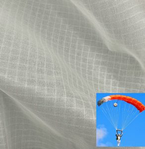Tissu en nylon taffetas imperméable enduit de silicone double face 240T 40D Ripstop pour <span class=keywords><strong>lit</strong></span> <span class=keywords><strong>gonflable</strong></span> de parapente - Product Image 1