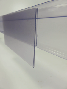 Gondola Shelf Info Strip with Shelf Talker Gripper - Product Image 3