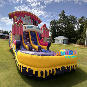 Toboggan aquatique gonflable commercial <span class=keywords><strong>de</strong></span> haute qualité pour adultes, château gonflable en PVC, toboggan aquatique pour jeux d'été - Product Image 5