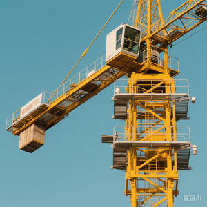 Grue à tour sur châssis neuve 10t, performances parfaites, capacité de charge nominale 25/30 tonnes, avec moteur et boîte de vitesses, essentielle pour la construction - Product Image 3