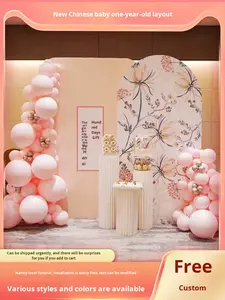 ของตกแต่งบอร์ด KT สไตล์จีนโบราณ สำหรับงานฉลองวันเกิดครบรอบ 1 ปี (100 วัน) สำหรับเด็กชายและเด็กหญิง - Product Image 3