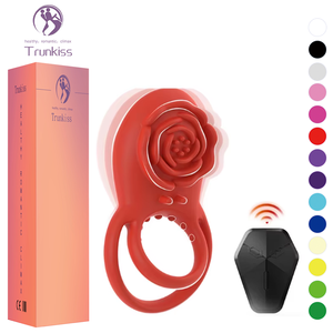 पुरुष कंपन गुलाब लिंग लॉक रिंग वयस्क सेक्स उत्पाद 8-आवृत्ति कंपन यूएसबी चुंबकीय रिचार्जेबल मुर्गा अंगूठी - Product Image 1