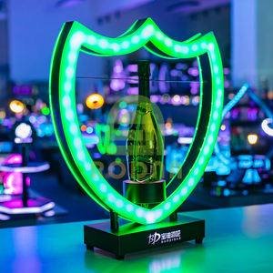 Rodnn 9A090, estantes de exhibición de botellas de cerveza y champán, barra de presentador, glorificador de botellas LED - Product Image 3