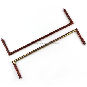 Revestimento ouro quartzo vidro tungstênio <span class=keywords><strong>Helen</strong></span> lâmpada infravermelho aquecedor 350mm SK15 halogênio tubo 1800w - Product Image 3