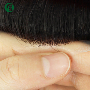 Toupet Mono PU per <span class=keywords><strong>Uomo</strong></span> in Capelli Umani Indiani, Resistente, Disponibile in Diverse Taglie, Protesi Capillare per Uomini con Capelli Diradati - Product Image 5