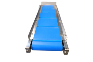 Nouveau convoyeur à bande sanitaire de qualité alimentaire pour céréales emballées Snacks Courroie en acier inoxydable Composants de base à vitesse réglable-Roulements - Product Image 6