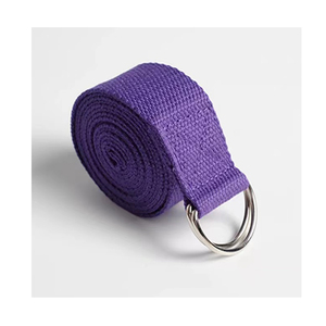 Fabricant de gros anneau en <span class=keywords><strong>D</strong></span> en métal personnalisé exercice de <span class=keywords><strong>sport</strong></span> Yoga sangle extensible boucle de ceinture bande <span class=keywords><strong>Sport</strong></span> femme - Product Image 3