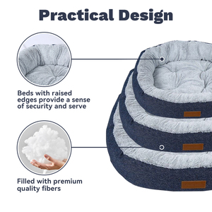 Aangepaste Maat Vorm Fiber Vierkant/Rond Warm Antislip Bodem Wasbaar Pluche Huisdier Kussen Kat <span class=keywords><strong>Bed</strong></span> Voor Kleine Middelgrote En Grote Hond - Product Image 4