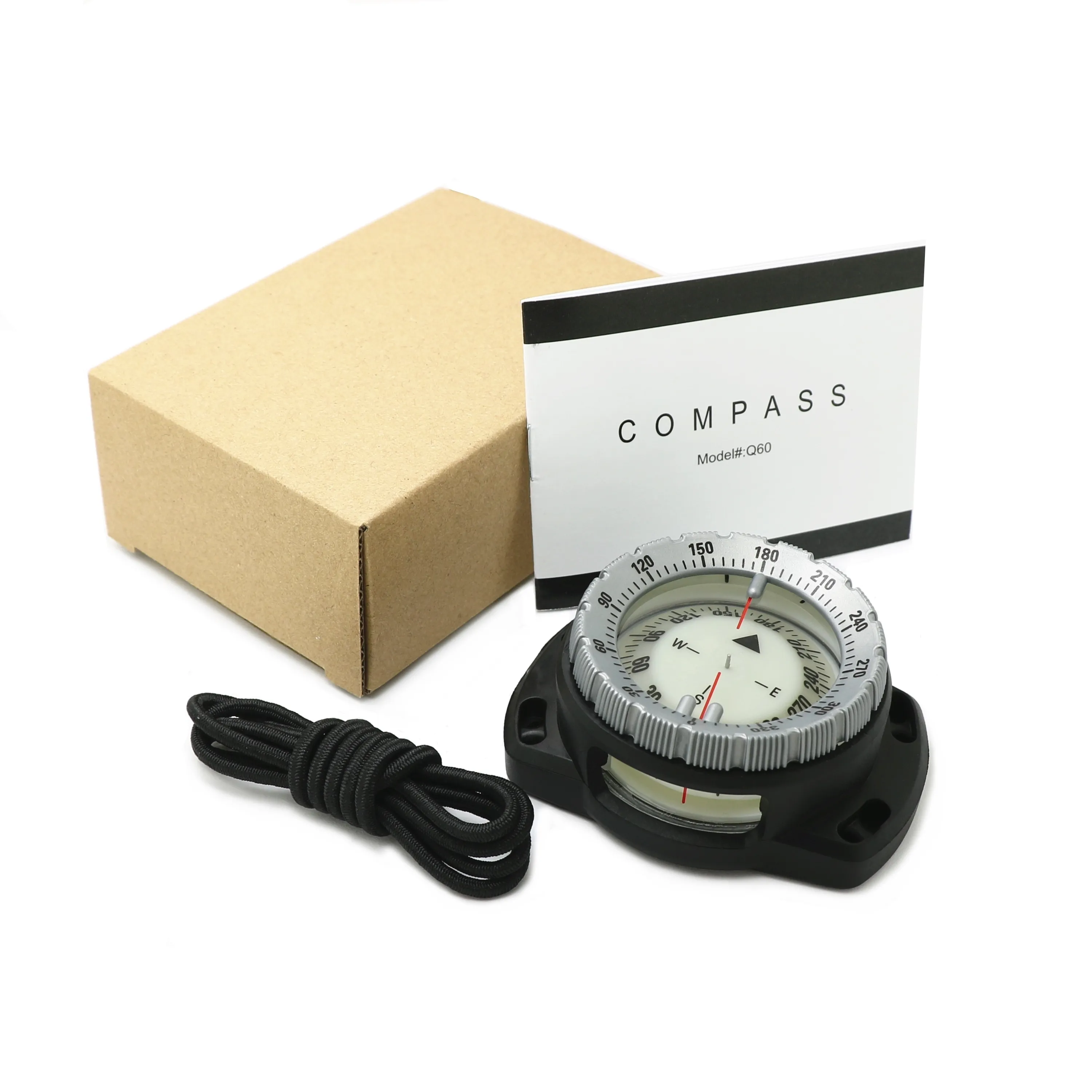 New diving equipment Outdoor diving compass light up at night Wrist Survival Emergency compass watch