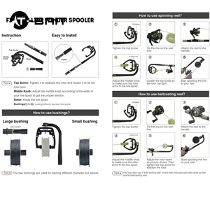 <span class=keywords><strong>Enrouleur</strong></span> de ligne de pêche en plastique bon marché T-bait pour moulinet spinning - Product Image 6