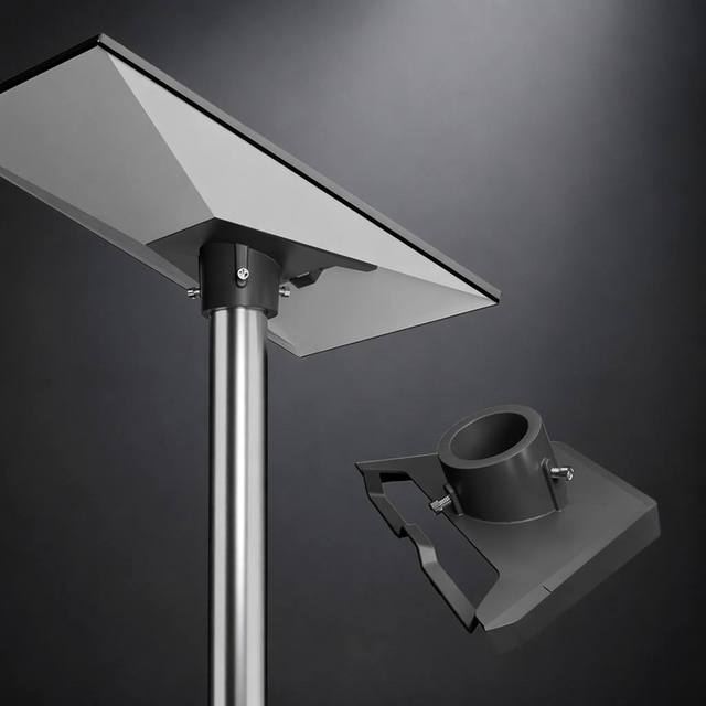 Pipe Adapter Mount for Starlink Gen 3 Heavy Duty Aluminum Alloy Antenna Pole Support Bracket for RV Roof Rack Rail Ladder