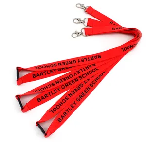 Promotional OEM Customised Promotional Screen Printed Heat Transfer Lanyard Make Lanyard Keychain Sublimation For Promotion