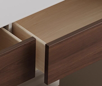 Ensemble coiffeuse moderne à LED avec miroir et cadre en cristal, bureau de toilette de luxe avec tabouret pour chambre à coucher