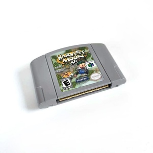 Harvest Moon 64 Box Thick Cardboard with Tray <b>Game</b> Cartridge Replacement Box for N64 - Product Image 6