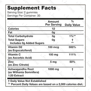 Kẹo Dẻo Ashwagandha Bổ Sung Chế Độ Ăn Uống Nhãn Hiệu Riêng Kẹo Dẻo Khoáng Và Vitamin Tổng Hợp - Product Image 2