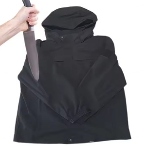 Black Customizable Security Shirt, Nylon PE HPPE Material, Anti-Cut <b>Water</b> Resistant <b>Level</b> D Stab Proof Clothing - Product Image 1