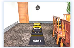 Dart Training Mat Printed Design 237cm Non Slip Indoor Practice Target Carpet Custom Logo - Product Image 2