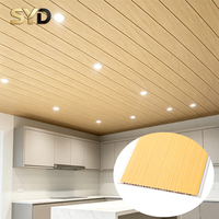 Plafonds suspendus en PVC, design moderne, avec grille de plafond pour chambre à coucher, salle de bain, salon