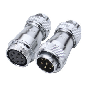 ZHQCN WF/HF28-2 12P Circular Connector Plug Male Pins Electrical Engineering - Product Image 1