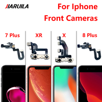 Caméra frontale flexible d'origine pour iPhone 15 14 Plus 13 12 Mini 11 Pro X XR XS Max 8 7 6 6S Plus Remplacement de la caméra frontale