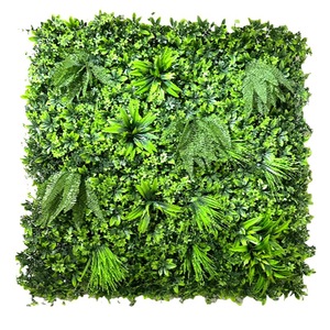 Effortlessly Cleanable Indoor Artificial Plant <b>Wall</b> <b>Panel</b> For Office Home Living Room Decor Supply - Product Image 3