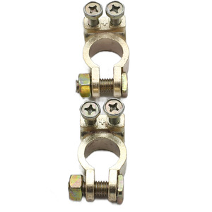 Aluminum Alloy Battery <b>Terminal</b> Clamps 2 Pack Screw Type For 12V Car Battery Connectors - Product Image 2