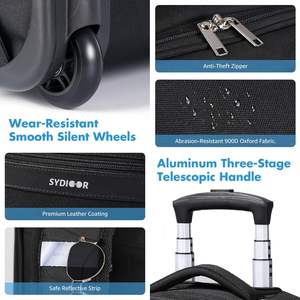 Good Quality <b>Wheels</b> Rolling Backpack Student Korean School <b>Bag</b> High Quality 5 in 1 School Trolley <b>Bag</b> - Product Image 3