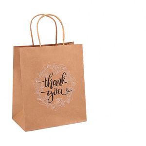 Eco-friendly Custom Art Paper Shopping Bag Cotton Durable Embossed for Shoes <b>Socks</b> Supermarket Fur Exhibitions Office Ribbon - Product Image 2