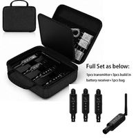 Kit Complet Super Émetteur DMX512 Sans Fil pour Éclairage de Scène, Projecteur LED Par, Récepteur Intégré à Batterie, Sac de Signalisation Inclus