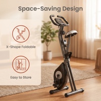 Vélo d'exercice silencieux à transmission par courroie avec résistance magnétique réglable pour entraînement cardio à domicile, support de logo OEM