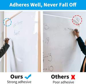 ปากกาไวท์บอร์ดแบบลบได้ A3 A4 A5 สำหรับติดตู้เย็น กระดานไวท์บอร์ดแบบแห้ง กระดานไวท์บอร์ดติดตู้เย็น สติ๊กเกอร์ไวท์บอร์ดสำหรับครัว บันทึกช่วยจำ รายการซื้อของชำ - Product Image 5